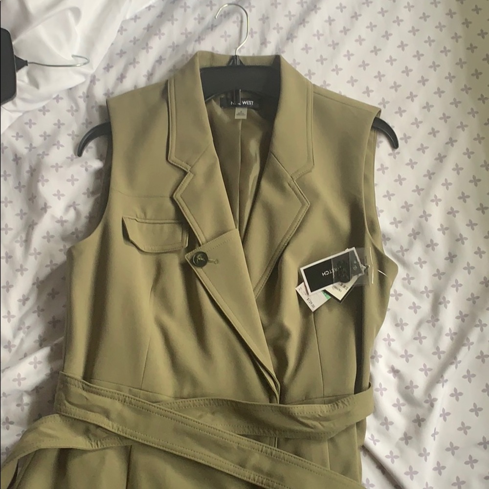 Olive green Wrap dress